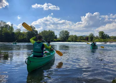 Base Canoe Kayak & Paddle du Haut Rhone Sauvage - Kanoti