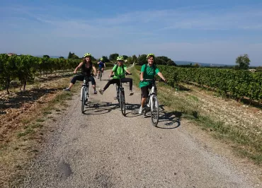 VELOEnologie en Côtes du Rhône à Saint-Montan