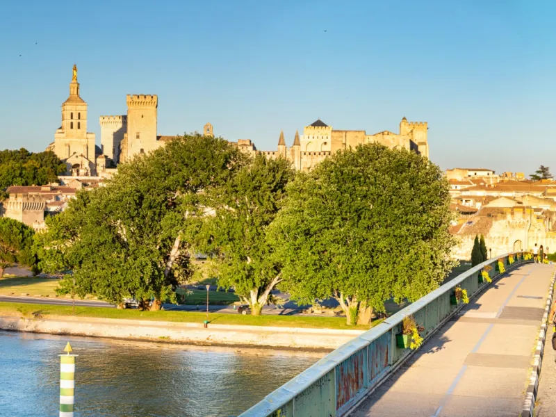 Cyclistes à Avignon