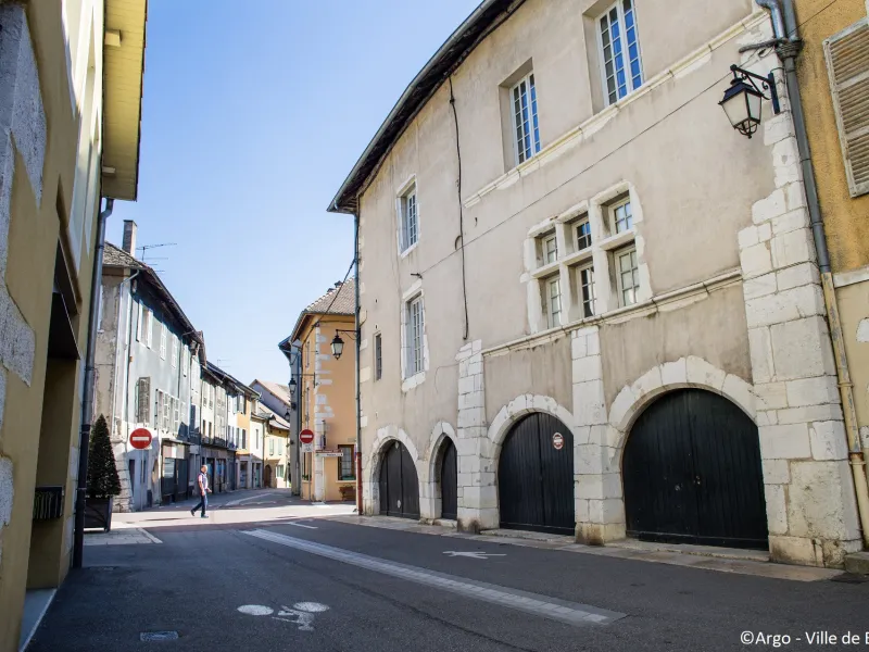 Centre ville de Belley , a capitale du Bugey