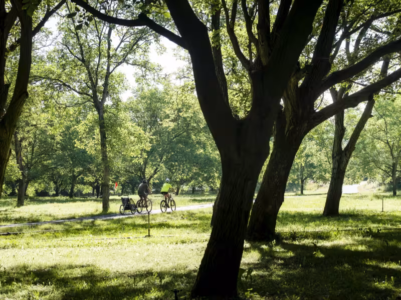 Le parc de Lorient à vélo