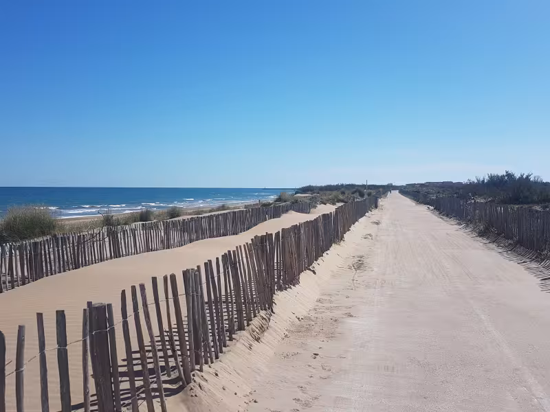 Le Lido entre Sète et Marseillan