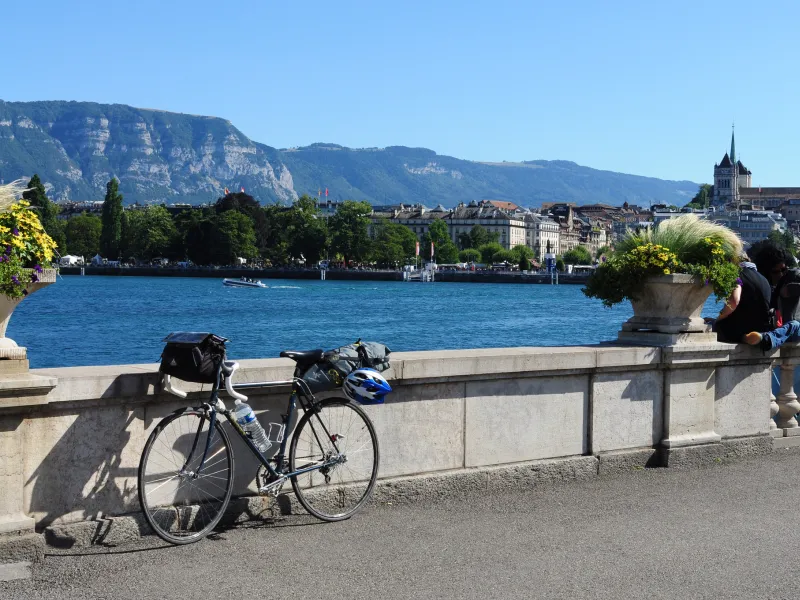 Genève au bord du lac Léman