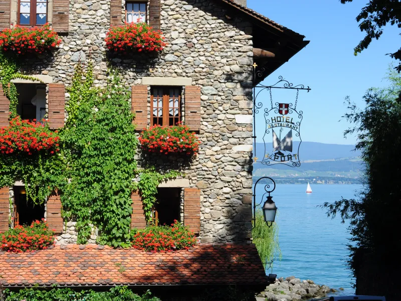 Le village d'Yvoire sur les rives du Léman