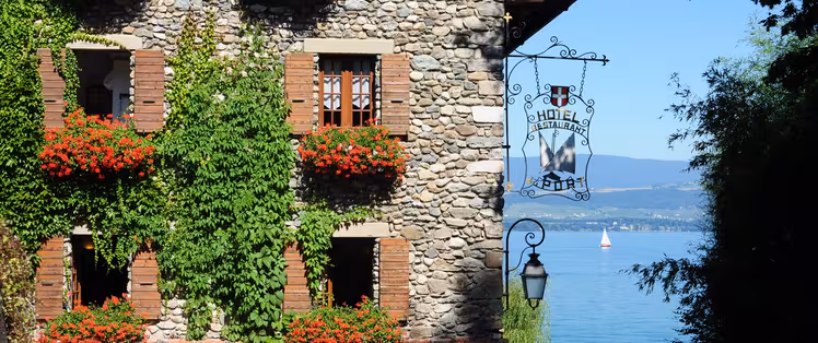 Le village d'Yvoire sur les rives du Léman
