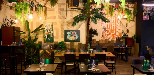 Vue de la salle_Restaurant In jungle_Beauvallon Chassagny