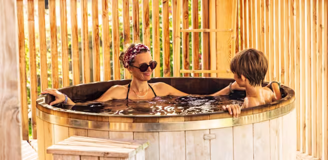 Les Lodges de la Viarhôna : les cabanes-spa