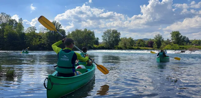 Base Canoe Kayak & Paddle du Haut Rhone Sauvage - Kanoti