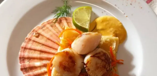 St Jacques aux petits légumes