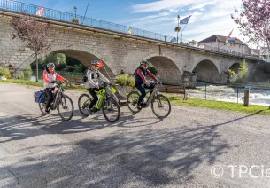 Cyclistes sur ViaRhôna
