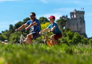 Cycliste sur la ViaRhôna