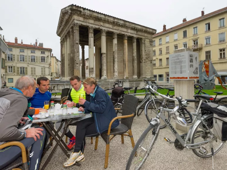 Le temple d'Auguste et Livie à Vienne